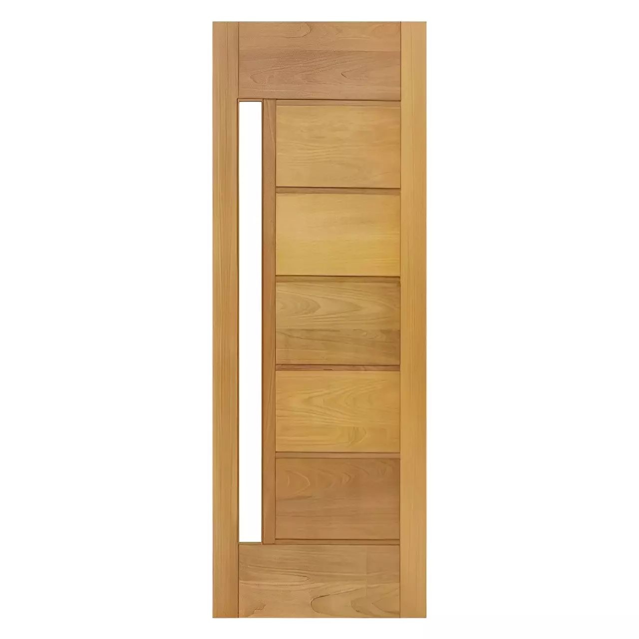 Folha de Porta de Madeira Maciça BBB Visor de Tauari Mapaf - 0