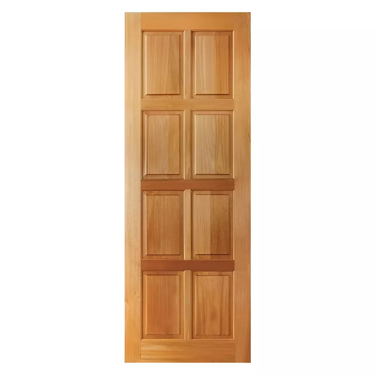 Folha de Porta de Madeira Maciça PV8 de Tauari Mapaf - 0