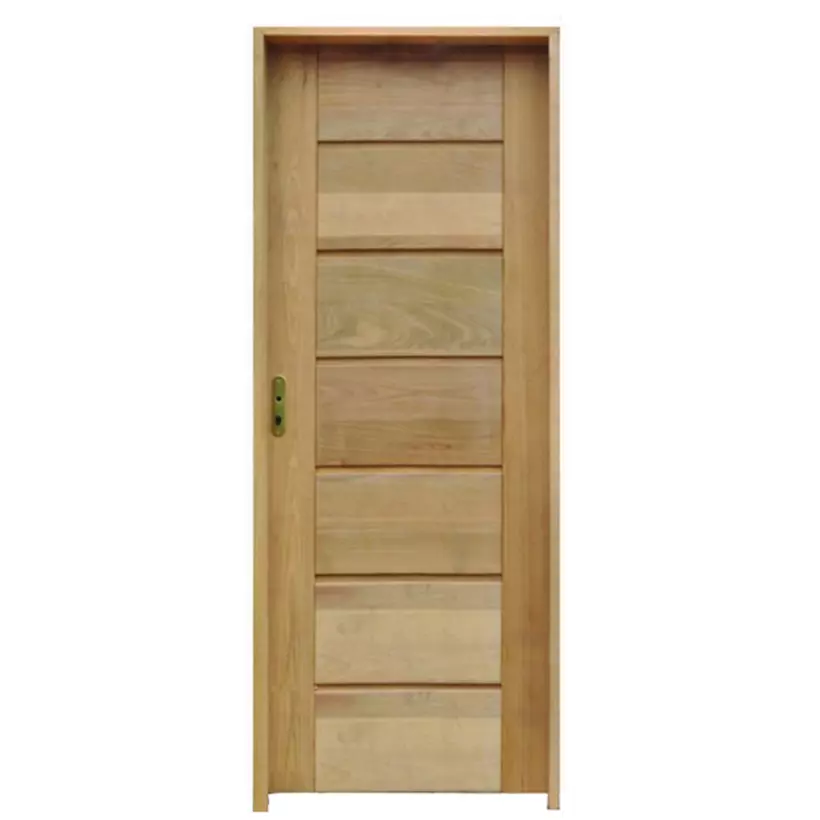 Porta de Madeira Maciça BBB Batentes de 14 CM Rodam Tauari - 2.10 (A) - 0