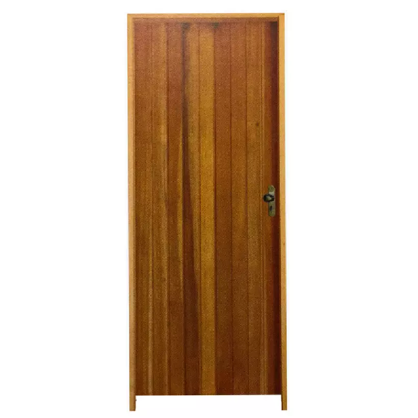 Porta de Madeira Maciça Mexicana Batentes de 14 CM Rodam Itaúba - 2. - 1