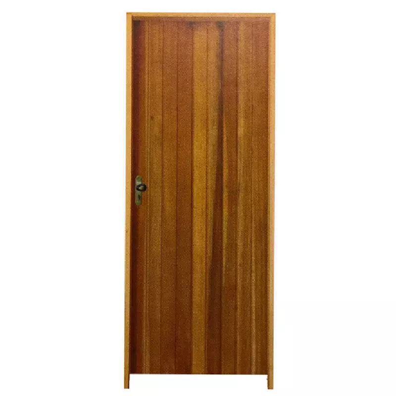 Porta de Madeira Maciça Mexicana Batentes de 14 CM Rodam Itaúba - 2. - 0