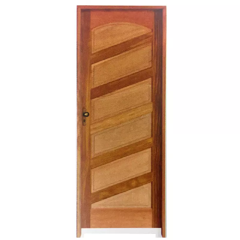 Porta de Madeira Maciça Mirabela Batentes de 11 CM Rodam Mista - 2.10 - 0