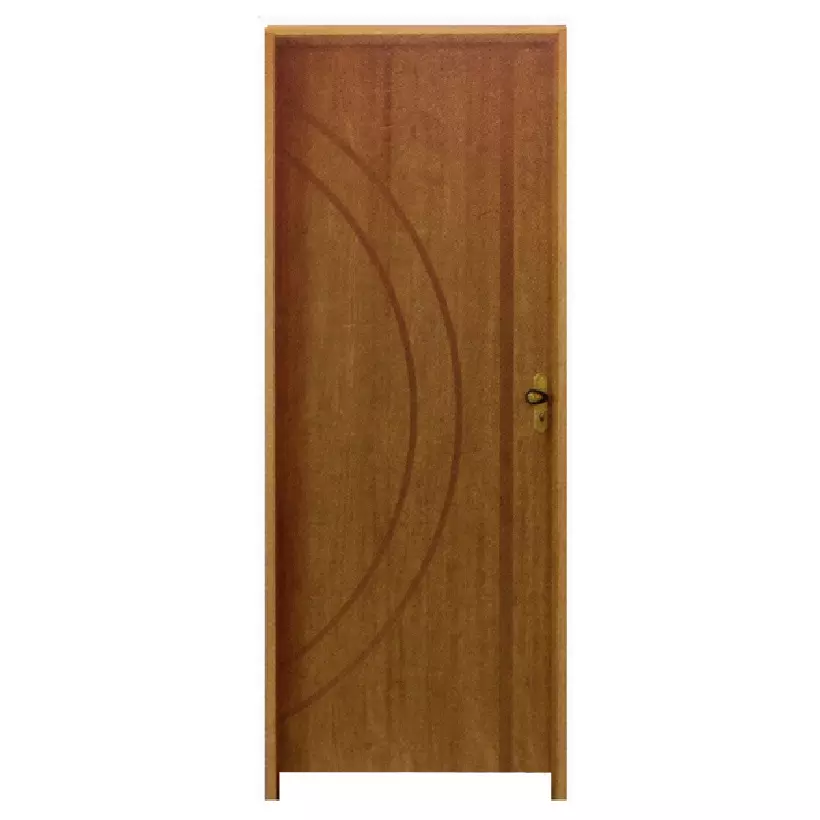 Porta de Madeira Semi-Oca Concept 10 Batentes de 14 CM Rodam Padrão I - 1