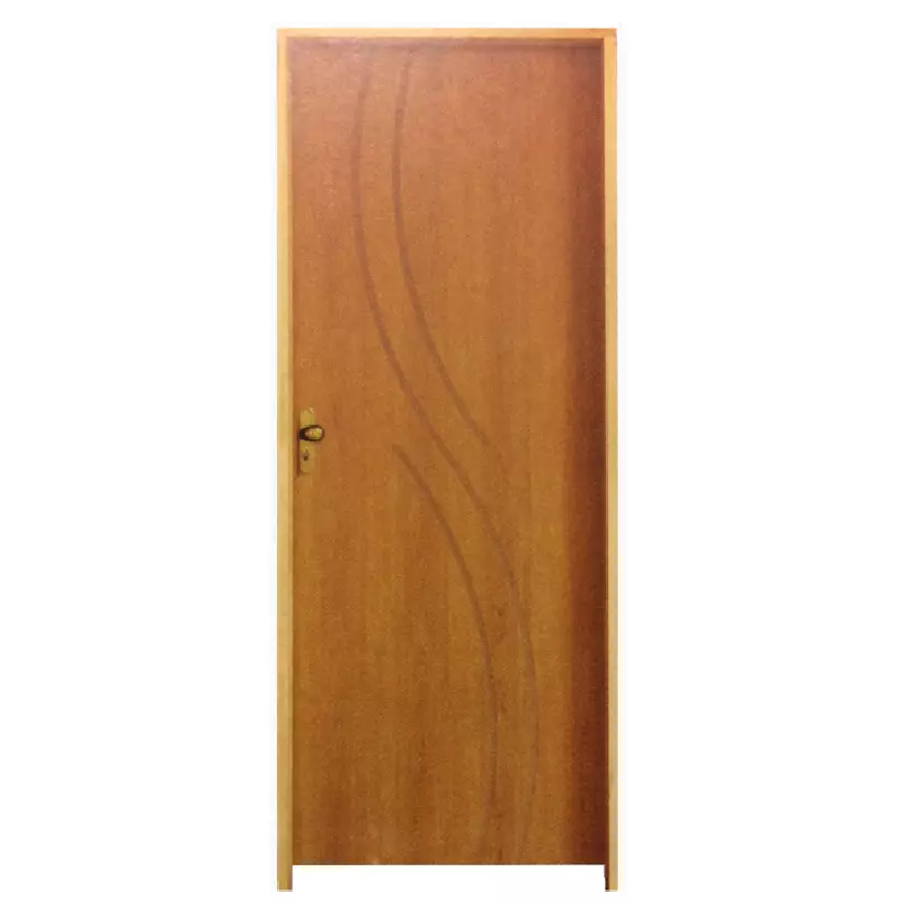 Porta de Madeira Semi-Oca Concept 9 Batentes de 14 CM Rodam Padrão Im - 0