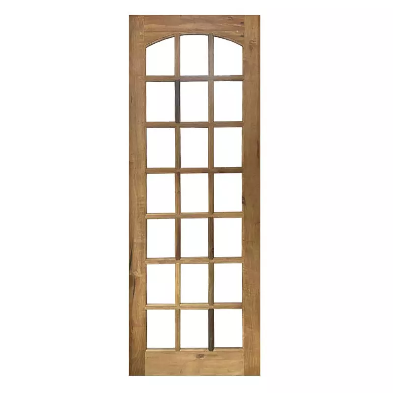 Folha de Porta de Madeira Maciça Quadriculada Rodam Itaúba - 2.10 (A - 0