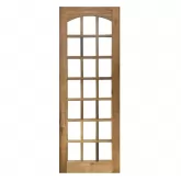 Folha de Porta de Madeira Maciça Quadriculada Rodam Itaúba - 2.10 (A) X 0.82 (L)