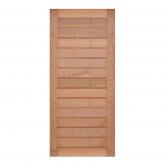 Folha de Porta de Madeira Maciça Roma Rodam Tauari - 2.10 (A) X 0.82 (L)