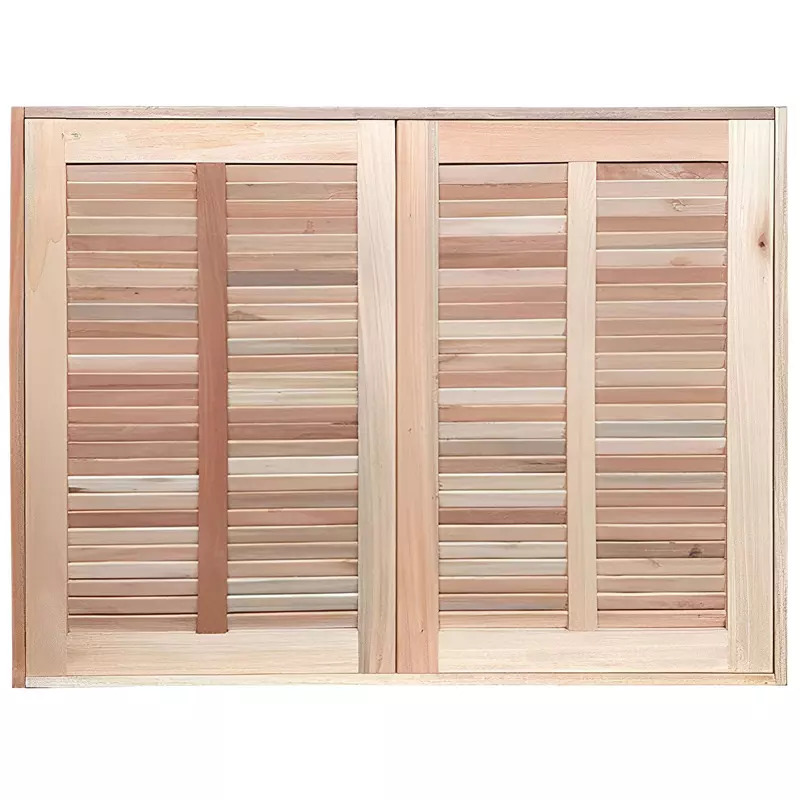 Janela de Abrir / Guilhotina Reto de Madeira Padrão Cedro Batentes de  - 2