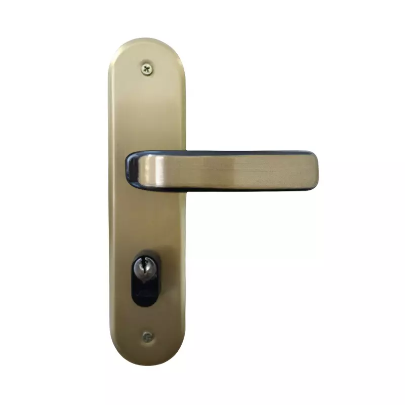 Porta de Madeira Semi-Oca Padrão Imbuia Lisa Batentes de 14 CM Eco Fe - 2