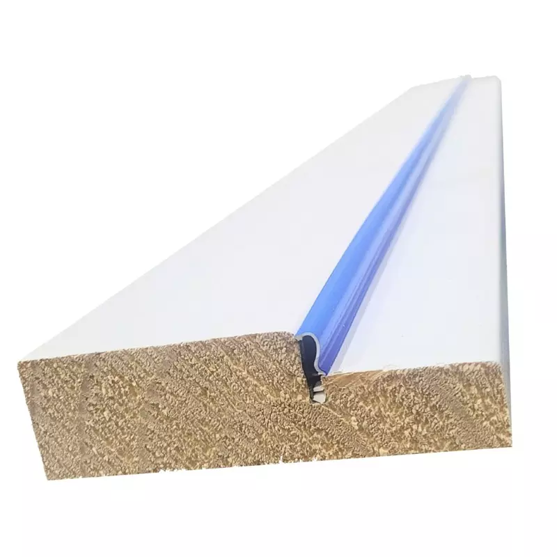 Porta de Madeira Semi-Oca Primer Lisa Batentes de 14 CM Eco Fechadura - 3